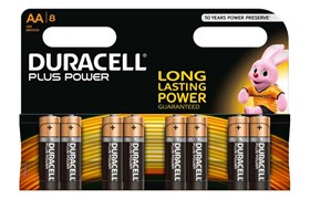 Piles AA Duracell - 8 pces